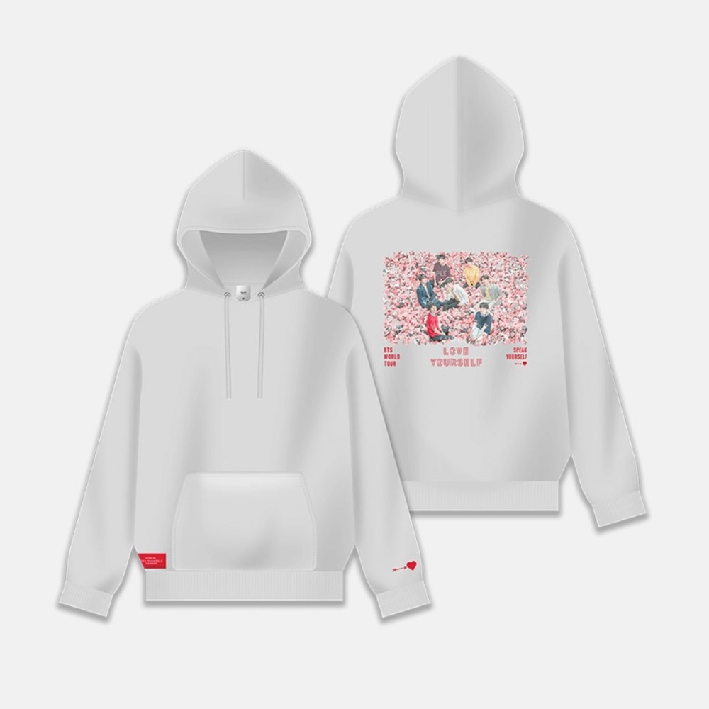 BTS Logo Speak Yourself Love Yourself Grey Hoodie